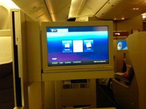 british airways, club world, in-flight entertainment