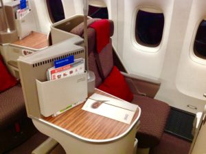 garuda indonesia, business class, review, boeing 777