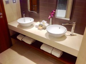 Double sink, hilton malta, bathroom