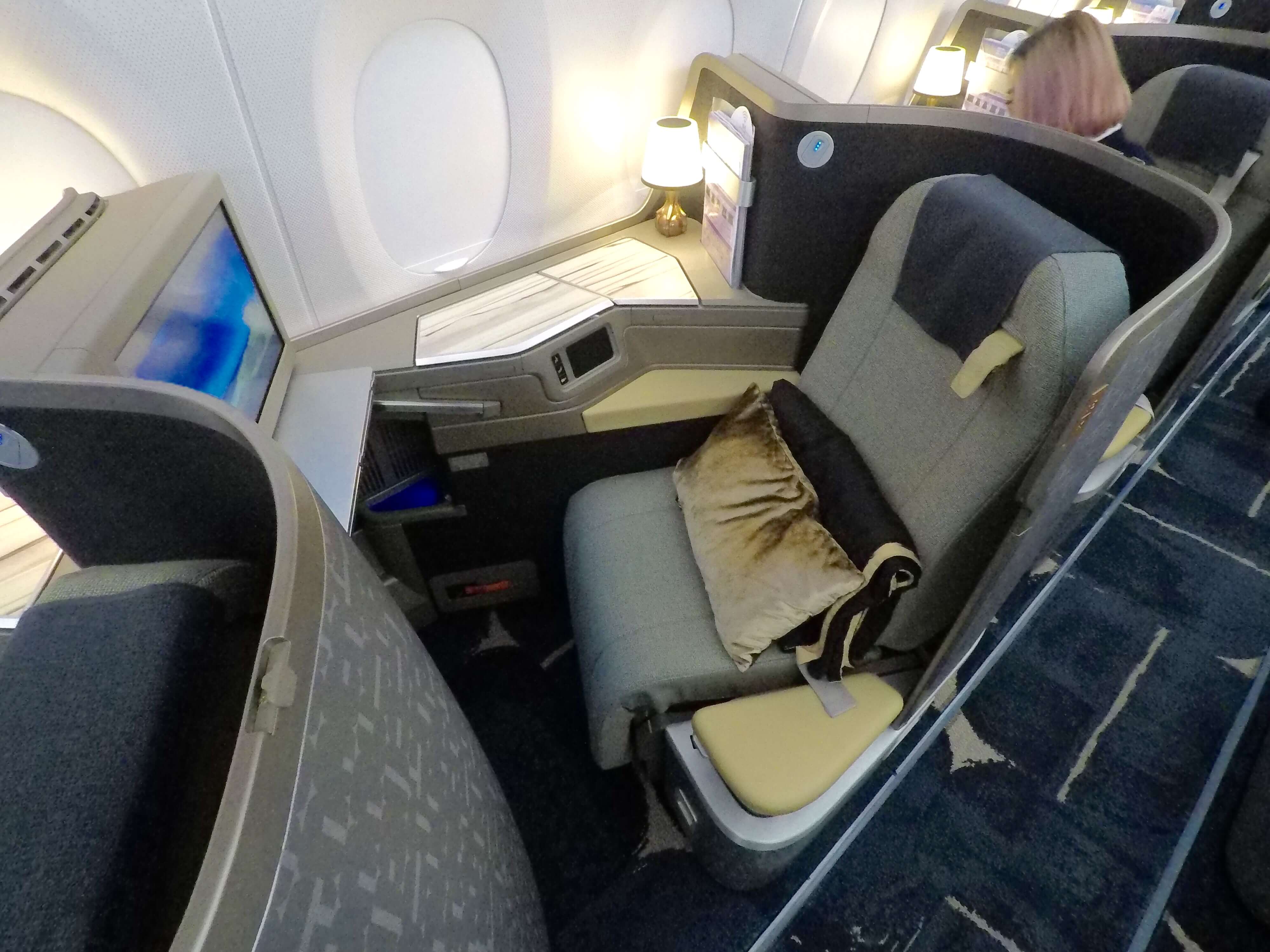 Review: China Airlines A350 Business Class | Upon Boarding