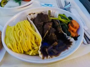 luxurious travel, china airlines, a350, business class, meal