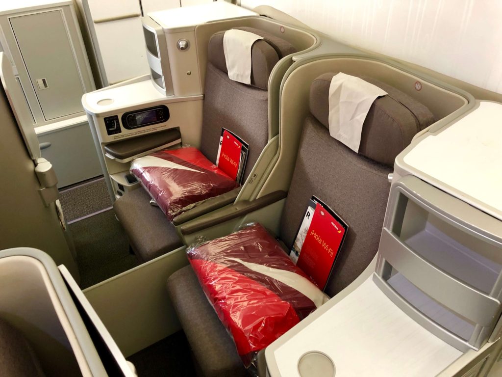 Review Iberia Airbus A330200 Business Plus Upon Boarding