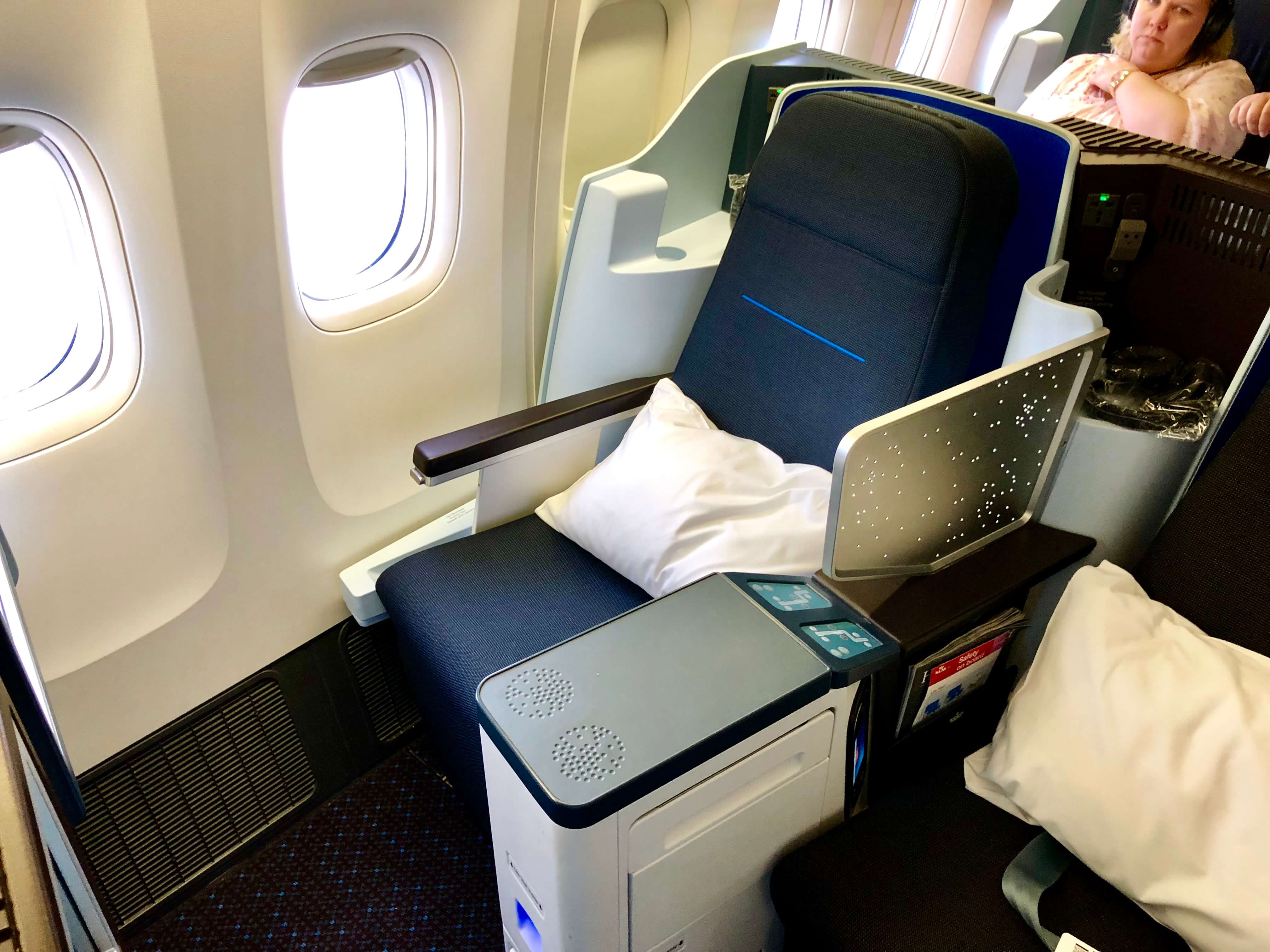 Miles & Poits, KLM, Business Class, Promo Rewards, Flying Blue, Boeing 777 Upon Boarding