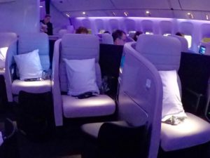 Luxurious Travel, Air New Zealand, Business Class, Cabin