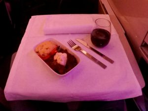 Luxurious Travel, Air New Zealand, Business Class, Food 2