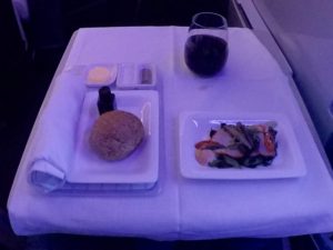 Luxurious Travel, Business Class, Air New Zealand, Food 1