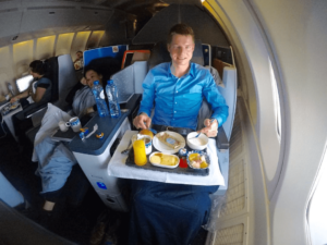 Luxurious Travel, Business Class, KLM, Boeing 747, Review 29