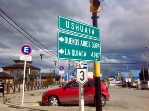 Ushuaia, Signs