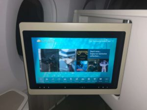 Vietnam Airlines, A350, Business Class, In-Flight Entertainment