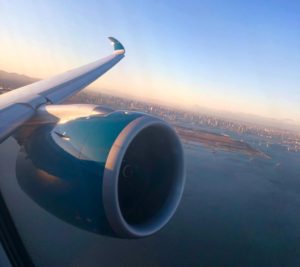 Vietnam Airlines, A350, Business Class, Taker off