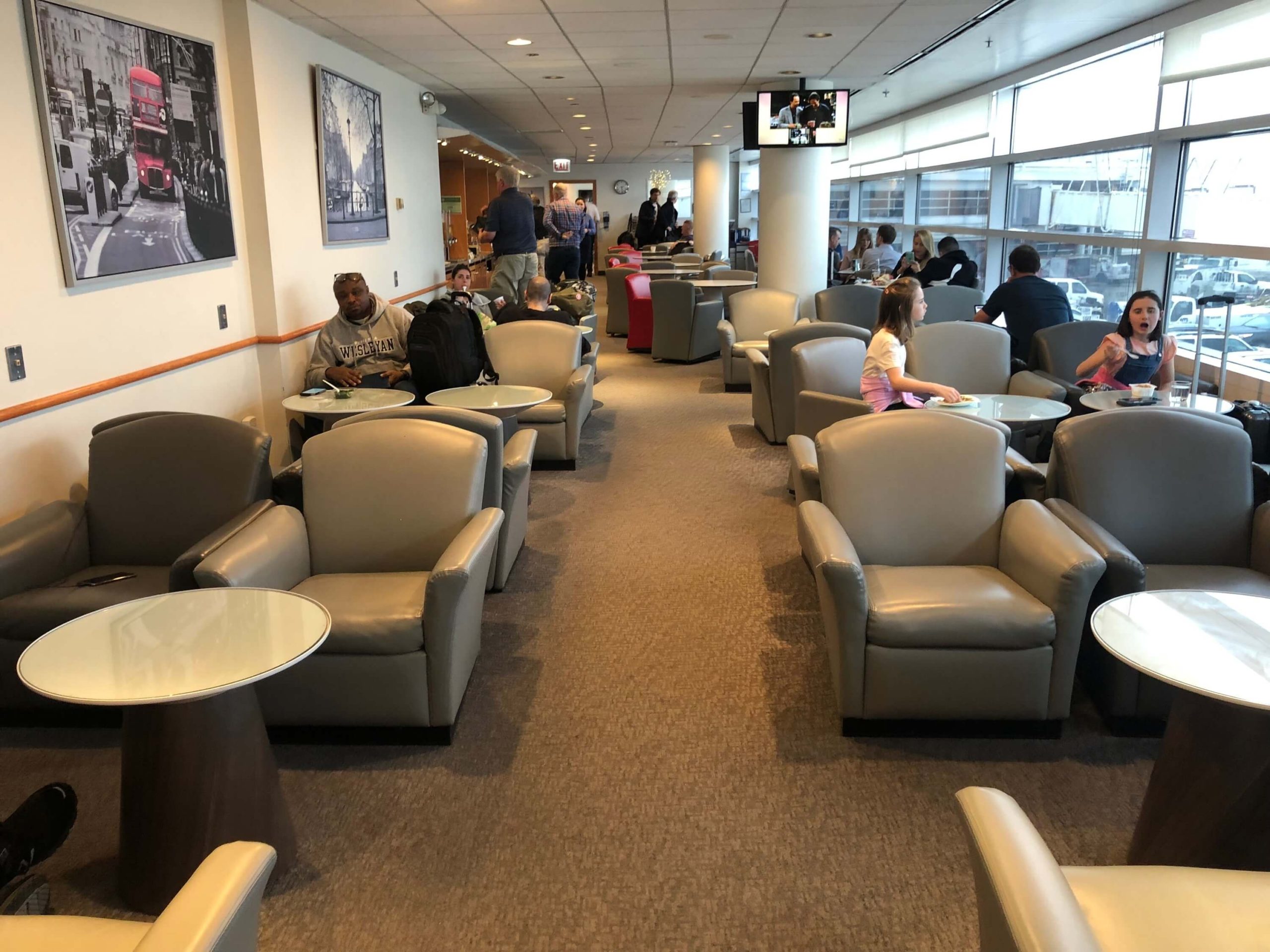 Air France-KLM Lounge, Chicago, Seating Area