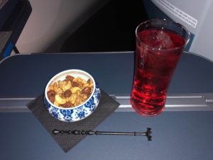 KLM, World Business Class, Dreamliner, Flying Dutchman Cocktail