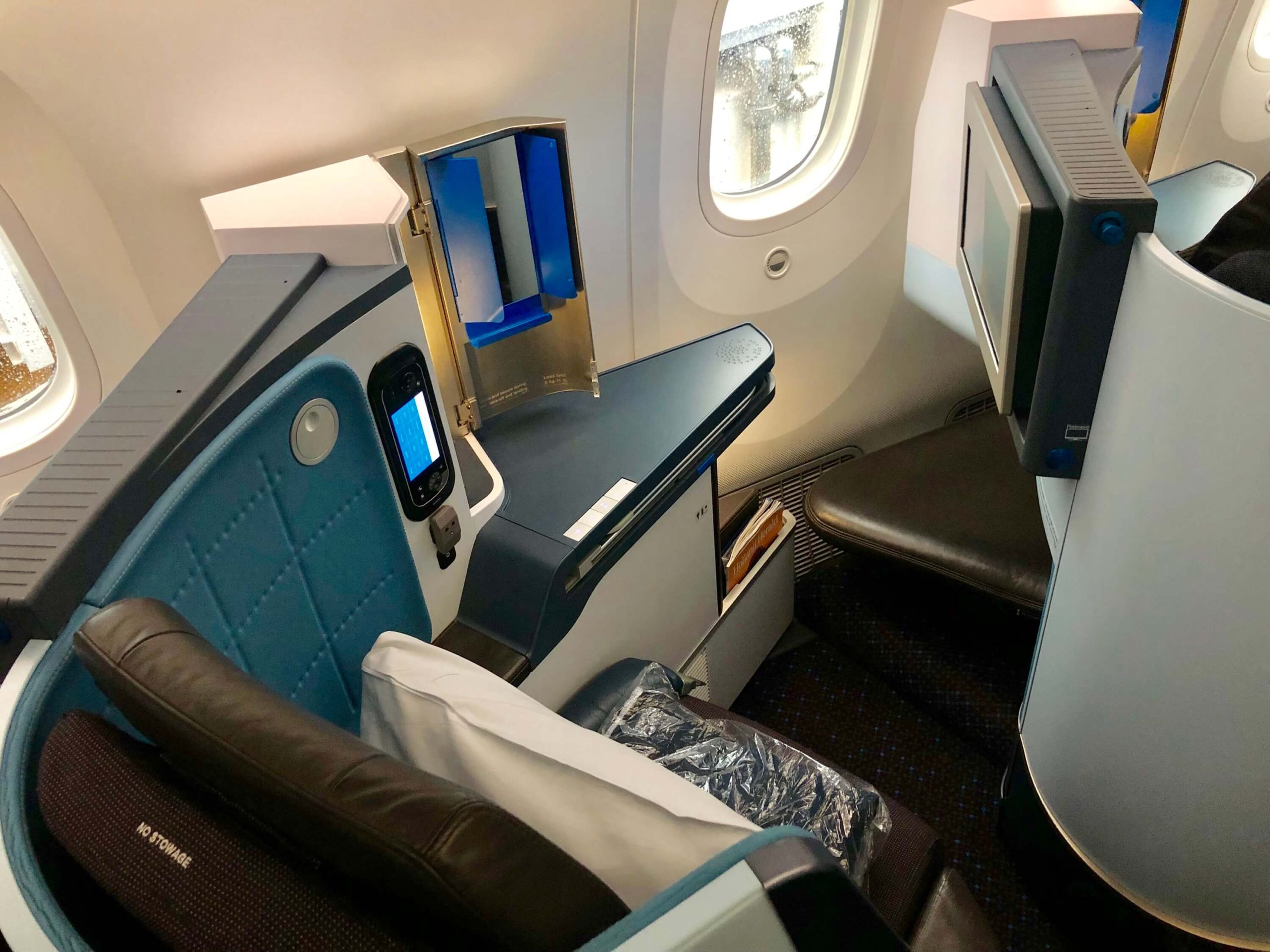 KLM, World Business Class, Dreamliner, Seat 5A
