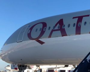 Qatar Airways, A350-1000, Boarding