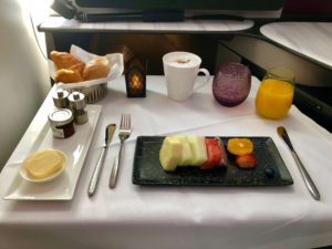 Qatar Airways, In-Flight Dining, QSuites