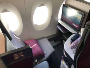 Qatar Airways, QSuites, Business Class, Cabin