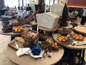 Conrad Bali, Breakfast buffet