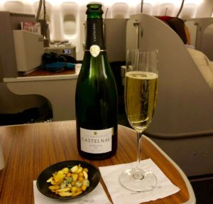 Garuda Indonesia Boeing 777 Business Class Champagne