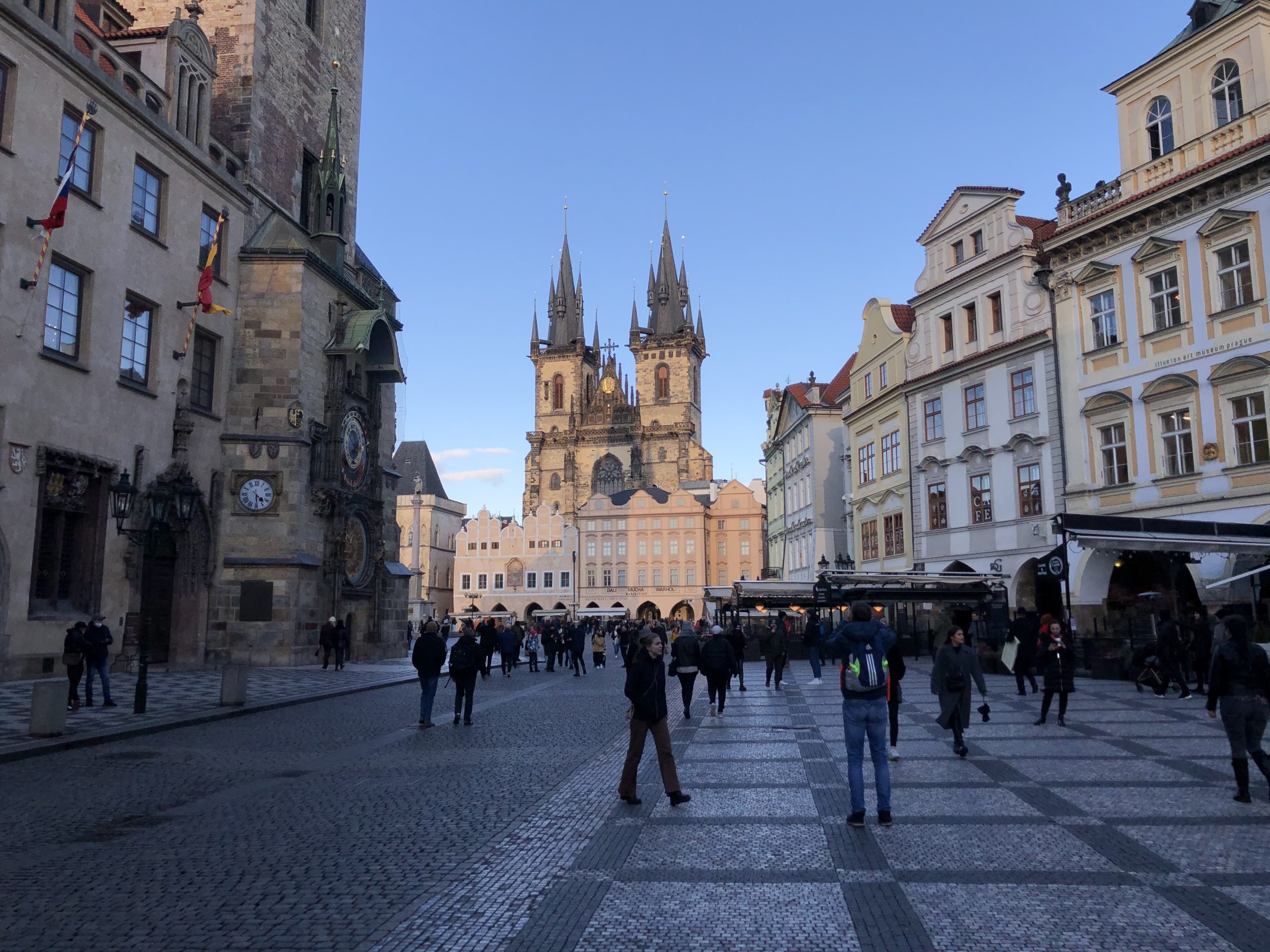 Central square Prague