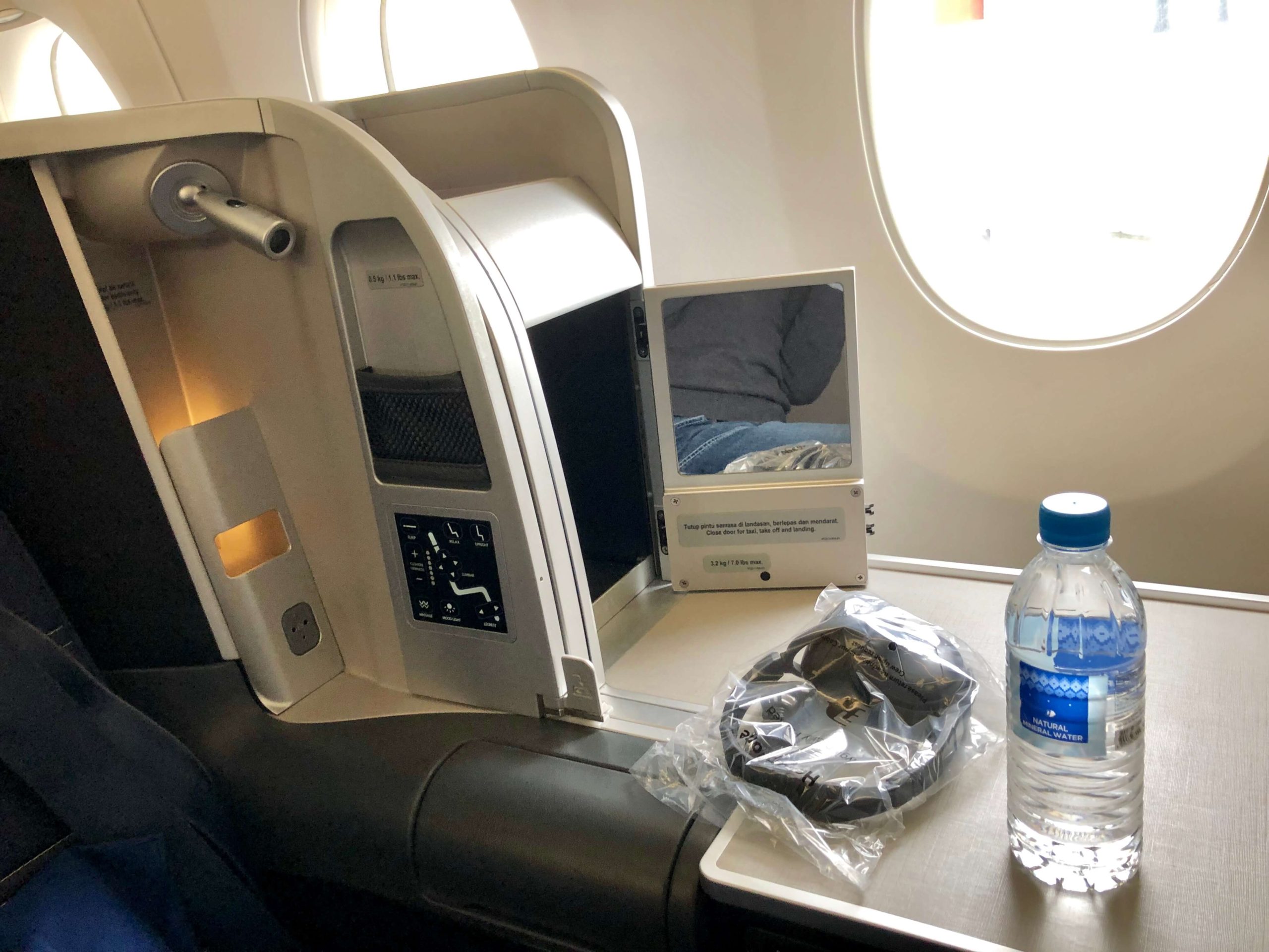 Malaysia Airlines A350 Seat 2A Business Class