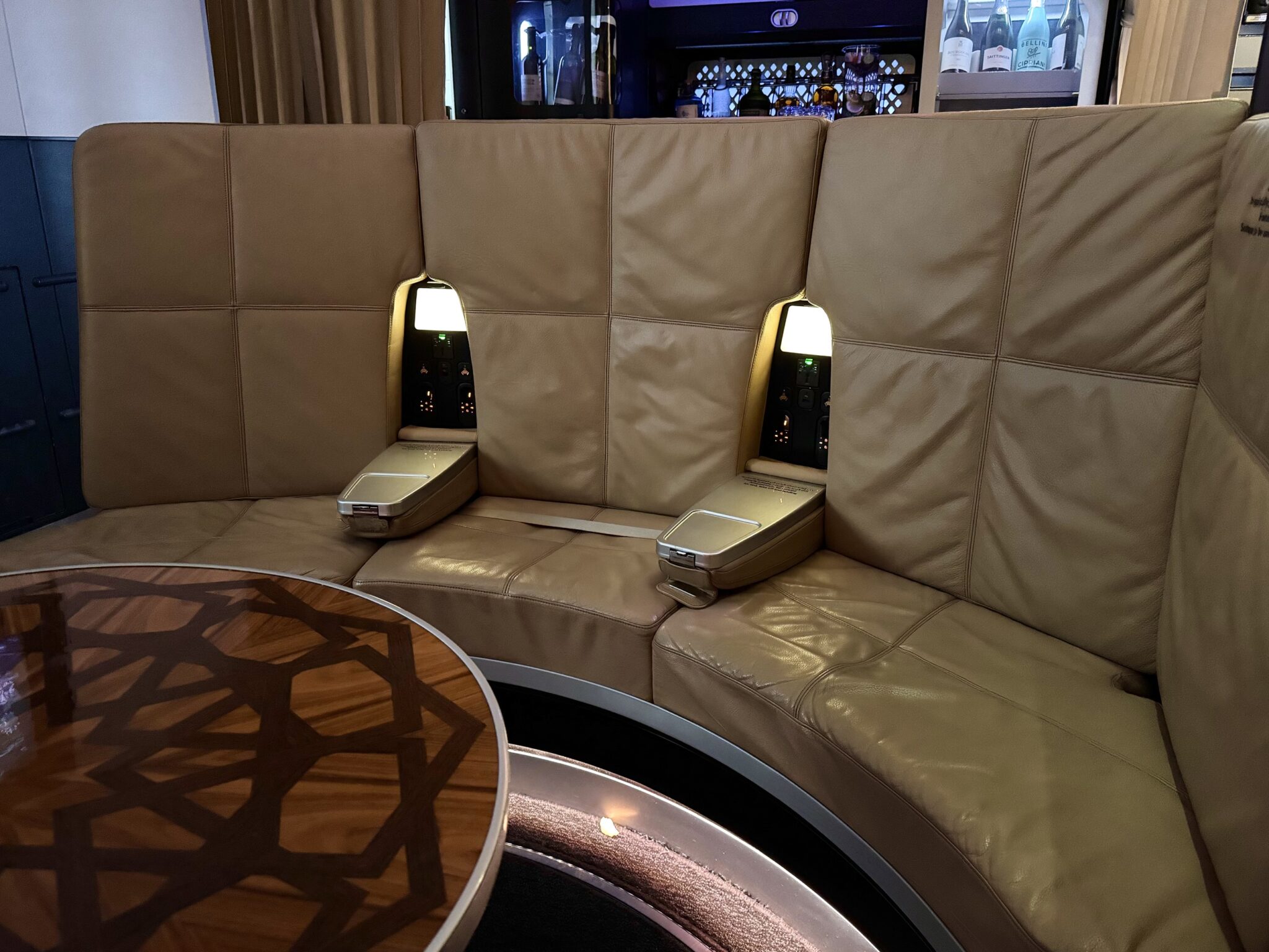 Etihad A380 Business Studio Bar