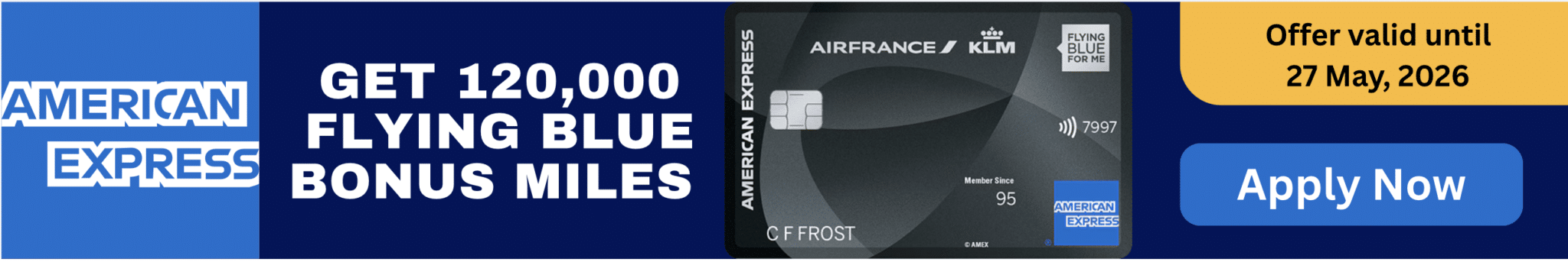 American Expres Flying Blue Platinum 120,000